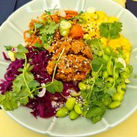 Teriyaki bowl at Fryends in Brno