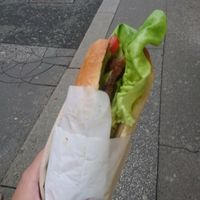 Seitan baguette at Fryends in Brno