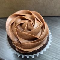 Ganache cupcake at HaleLife Bistro & Bakery in St Petersburg