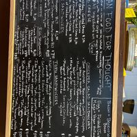 Menu, as of Nov. 10, 2023. at Southland Books and Cafe in Maryville