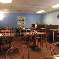 Dining area -order at the counter and then Sit down  at Southland Books and Cafe in Maryville