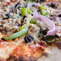 Vegan pizza! at MidiCi in Sherman Oaks