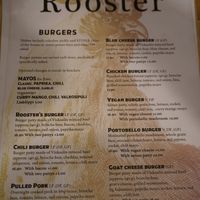 Burger at Cafe Rooster in Oulu