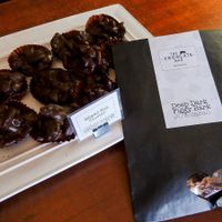 Mixed Nut Clusters and Deep Dark Figgy Bark at The Xocolate Bar in Berkeley