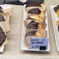 Vegan Dipped Fruits and Ginger Bites at The Xocolate Bar in Berkeley