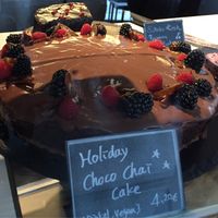 Chocolate cake  at Wagners Juicery & Health Food in Munich