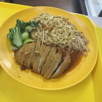 Chicken cutlet with noodles   at Bodhi Deli - 菩提斋 in Central Singapore