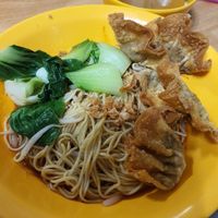 Fried wanton noodles ~ Circuit Breaker Period Phase 2 at Bodhi Deli - 菩提斋 in Central Singapore
