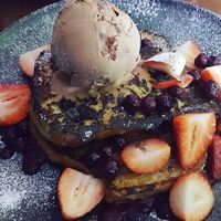 vegan french toast at The Natural Choice Cafe in Penrith