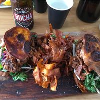 Vegan BBQ Jacks Fruit  at The Natural Choice Cafe in Penrith