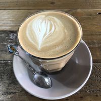 Soy Vanilla Latte at The Natural Choice Cafe in Penrith