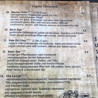 Menu  at Mom's Creation - Alt Treptow in Berlin