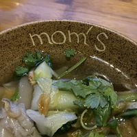 soup with dumplings   at Mom's Creation - Alt Treptow in Berlin