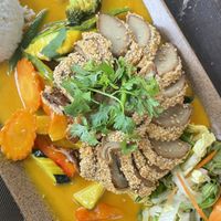 Vegane Ente mit Mangosauce  at Mom's Creation - Alt Treptow in Berlin