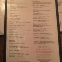 Menu at Leatherhead Pub in Egg Harbor
