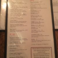 Menu at Leatherhead Pub in Egg Harbor
