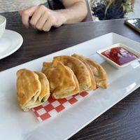 Green onion cake  at An Chay in Edmonton