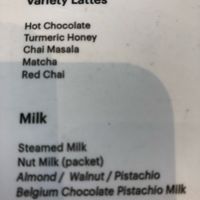 Vegan ? milk at Greater Lot by Cedele in Central Singapore