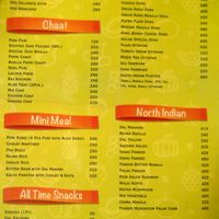menu at Gulab Sweets - Sundhara in Kathmandu