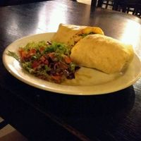 tempeh BBQ wrap at Tři Ocásci in Brno