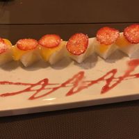 Fruit sushi! at Sushi & Go in Portimao