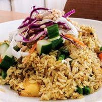 Thai fried rice at Vegieria in Heatherton