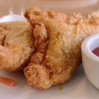 Curry puffs at Vegieria in Heatherton