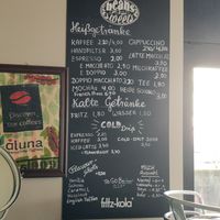 Menu at Beans & Sweets in Krefeld