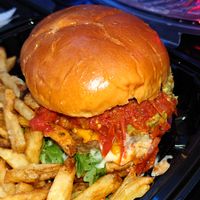 Vegan burger! at Kuma's Corner in Schaumburg