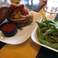 Best vegan burger I’ve had! Edamame was killer. Kuma’s has two vegan burger options, both using an impossible patty. Vegans, stay away from the bean patty, it has cheese in it. at Kuma's Corner in Schaumburg