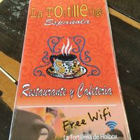 Menu at La Tortilleria in Isla Holbox