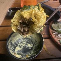 Inside of bun  at Con Tho in Berlin