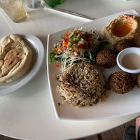 Falafel Plate with a Pitta Bread   at Nana Falafel & Juice Bar in San Jose