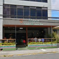 By la Sabana behind stadium at Nana Falafel & Juice Bar in San Jose