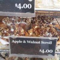 Apple and walnut scroll (vegan) - $4 each, not bad. at Bakers Delight in New Lynn