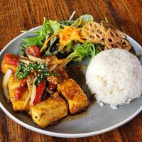 Teriyaki Tofu Lunch set at Sushi Jones in Alexandria