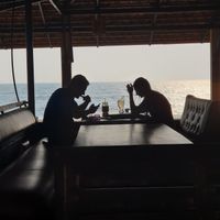 Lovely sunset spot. at Cafe Catamaran in Alappuzha