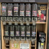 Coffee station at Natural Grocers in Rochester