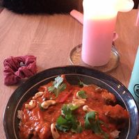 All vegan, menu changes day to day. The staff are amazing and the food is even better (if that’s possible). If you only have one meal in Bruges, eat here. Cash only.  at Charlotte's by De Brugsche Tafel in Bruges