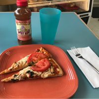 Vegan Garlic Margherita Pizza at Bluebird Pizza in Roseburg