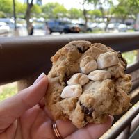 Chocolate chip marshmallow cookie at a'a Roots Health Cafe in Lahaina