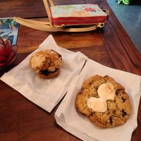 Blueberry Muffin (left) & S'mores Cookie (right) at a'a Roots Health Cafe in Lahaina