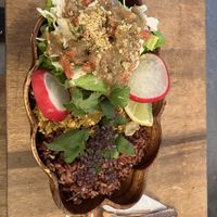 Tofu scramble bowl  at a'a Roots Health Cafe in Lahaina