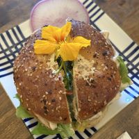 bagel  at a'a Roots Health Cafe in Lahaina