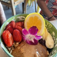 Açaí bowl  at a'a Roots Health Cafe in Lahaina