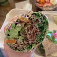 Curry special wrap   at a'a Roots Health Cafe in Lahaina