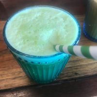 Lokai juice at a'a Roots Health Cafe in Lahaina