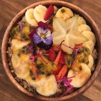 Acai Bowl with Passion Fruit at a'a Roots Health Cafe in Lahaina