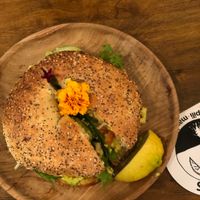 The bagel sandwich is so fresh & delicious!! Absolutely loved the people & vibe at a'a Roots Health Cafe in Lahaina