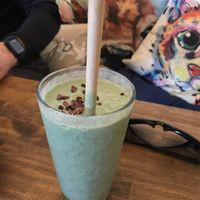 Matcha Mint Smoothie  at a'a Roots Health Cafe in Lahaina